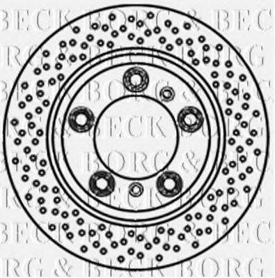 Тормозной диск BORG & BECK BBD5191