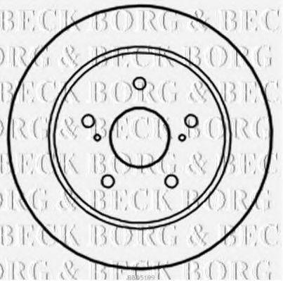 BORG & BECK BBD5199 Тормозной диск