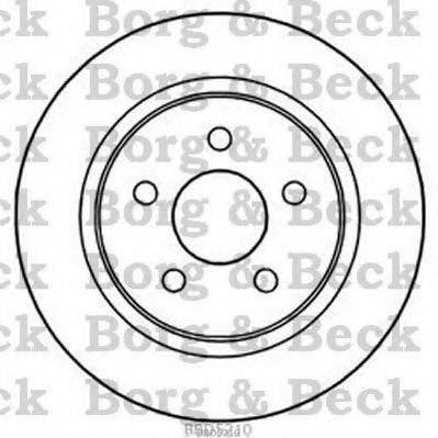 BORG & BECK BBD5210 Тормозной диск