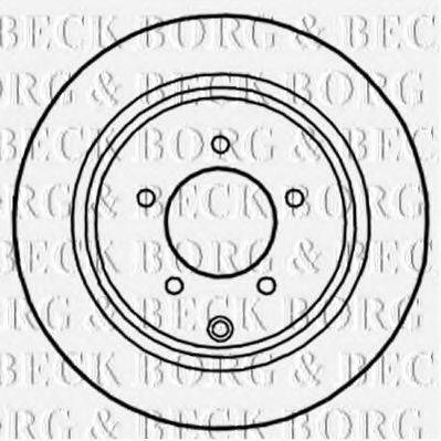 Тормозной диск BORG & BECK BBD5255