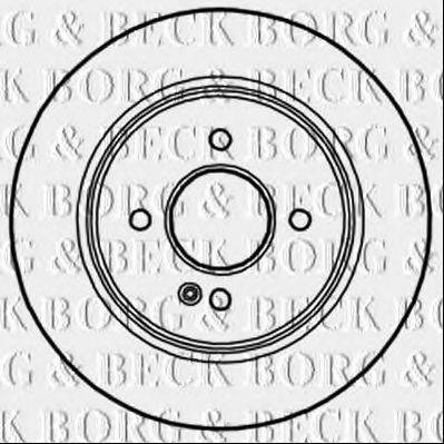 BORG & BECK BBD5296 Тормозной диск