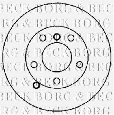 BORG & BECK BBD5820S Тормозной диск