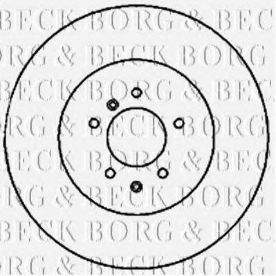 BORG & BECK BBD5822S Тормозной диск