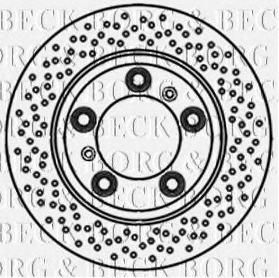 BORG & BECK BBD5836S Тормозной диск