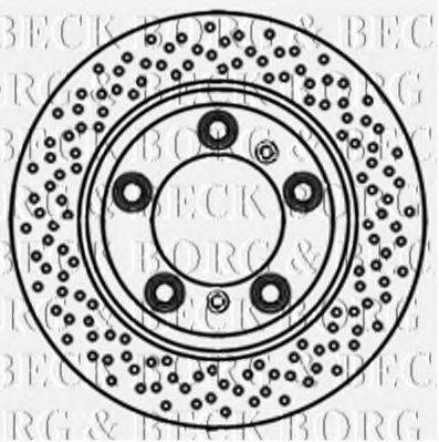 Тормозной диск BORG & BECK BBD5837S