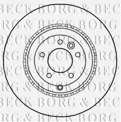 BORG & BECK BBD5996S Тормозной диск