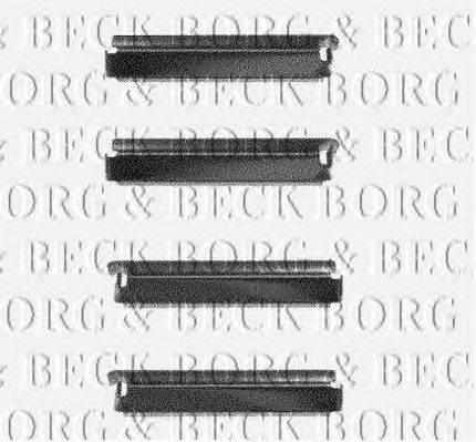 BORG & BECK BBK1106 Комплектующие, колодки дискового тормоза
