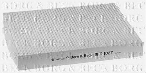 Фильтр, воздух во внутренном пространстве BORG & BECK BFC1027