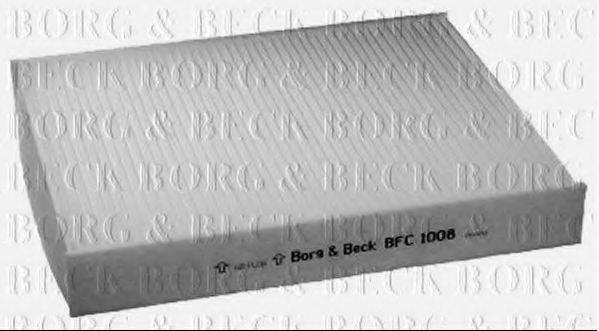 Фильтр, воздух во внутренном пространстве BORG & BECK BFC1008