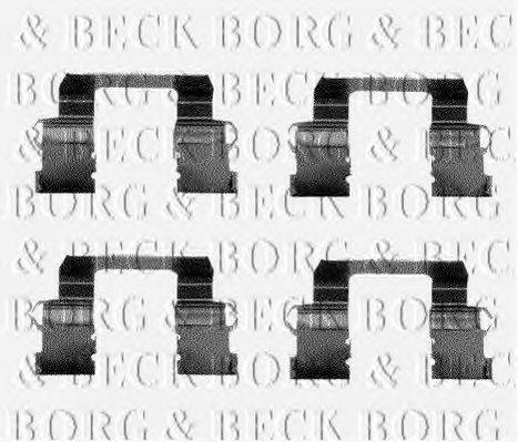 BORG & BECK BBK1144 Комплектующие, колодки дискового тормоза