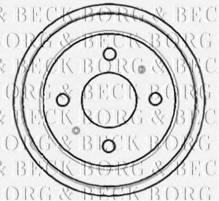 BORG & BECK BBR7096 Тормозной барабан