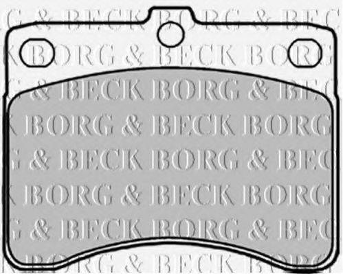 BORG & BECK BBP1303 Комплект тормозных колодок, дисковый тормоз