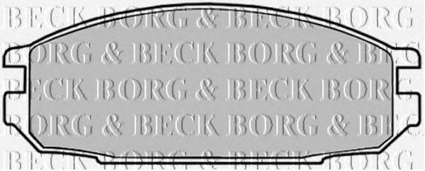 BORG & BECK BBP1331 Комплект тормозных колодок, дисковый тормоз
