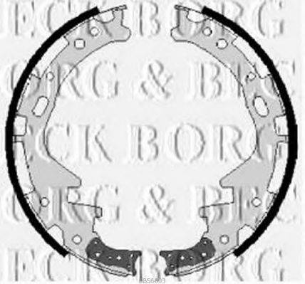 BORG & BECK BBS6003 Комплект тормозных колодок