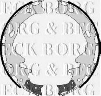 BORG & BECK BBS6010 Комплект тормозных колодок