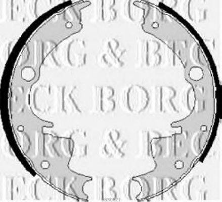 BORG & BECK BBS6021 Комплект тормозных колодок