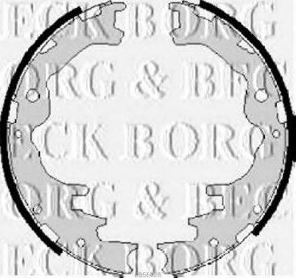BORG & BECK BBS6028 Комплект тормозных колодок