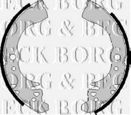 BORG & BECK BBS6135 Комплект тормозных колодок
