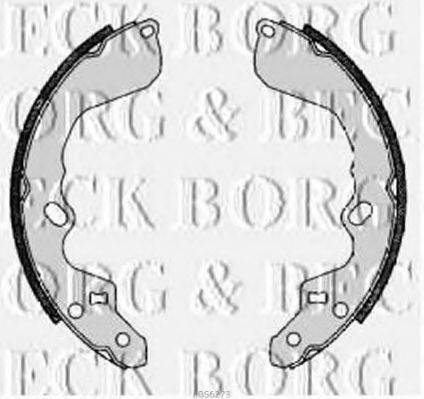 BORG & BECK BBS6273 Комплект тормозных колодок