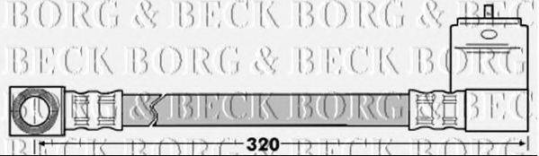 Тормозной шланг BORG & BECK BBH6933
