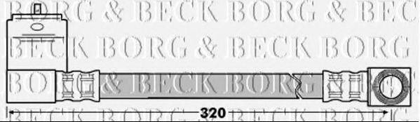 Тормозной шланг BORG & BECK BBH6934