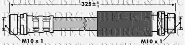 Тормозной шланг BORG & BECK BBH6967