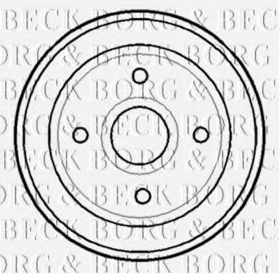 Тормозной барабан BORG & BECK BBR7115