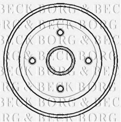 BORG & BECK BBR7124 Тормозной барабан