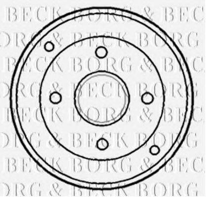 Тормозной барабан BORG & BECK BBR7134