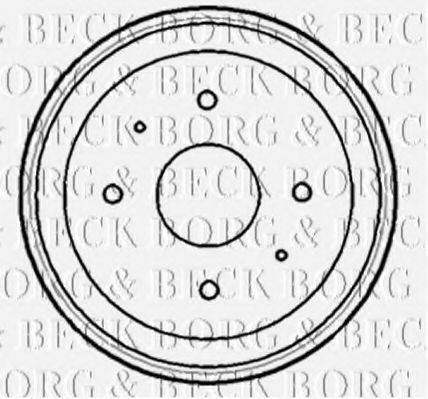 BORG & BECK BBR7161 Тормозной барабан