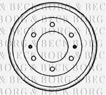 BORG & BECK BBR7163 Тормозной барабан