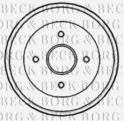 Тормозной барабан BORG & BECK BBR7168