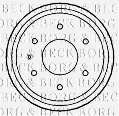Тормозной барабан BORG & BECK BBR7184