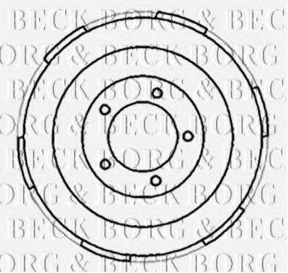 BORG & BECK BBR7185 Тормозной барабан