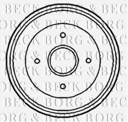 BORG & BECK BBR7188 Тормозной барабан