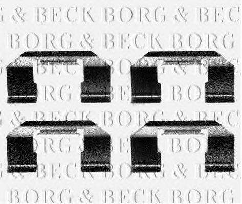 BORG & BECK BBK1109 Комплектующие, колодки дискового тормоза