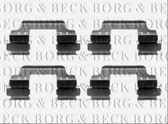 BORG & BECK BBK1237 Комплектующие, колодки дискового тормоза