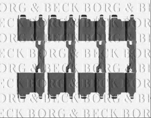 BORG & BECK BBK1315 Комплектующие, колодки дискового тормоза
