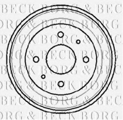 BORG & BECK BBR7008 Тормозной барабан