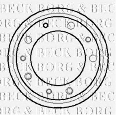 BORG & BECK BBR7029 Тормозной барабан