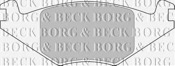 BORG & BECK BBP1415 Комплект тормозных колодок, дисковый тормоз