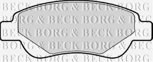 BORG & BECK BBP1967 Комплект тормозных колодок, дисковый тормоз