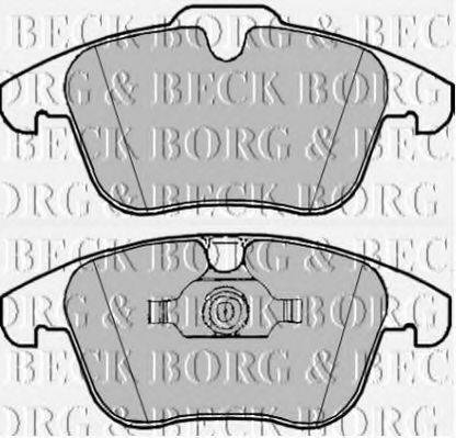 BORG & BECK BBP1981 Комплект тормозных колодок, дисковый тормоз
