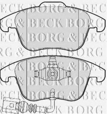 BORG & BECK BBP2049 Комплект тормозных колодок, дисковый тормоз
