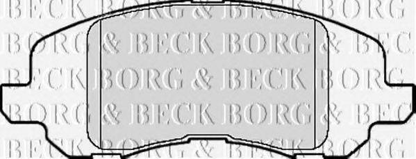 BORG & BECK BBP2125 Комплект тормозных колодок, дисковый тормоз