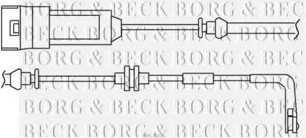 BORG & BECK BWL3018 Сигнализатор, износ тормозных колодок