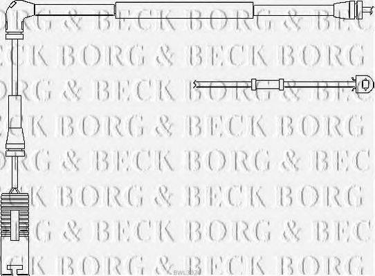 BORG & BECK BWL3026 Сигнализатор, износ тормозных колодок