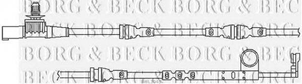 BORG & BECK BWL3045 Сигнализатор, износ тормозных колодок