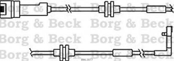 BORG & BECK BWL3077 Сигнализатор, износ тормозных колодок