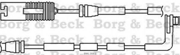 BORG & BECK BWL3083 Сигнализатор, износ тормозных колодок